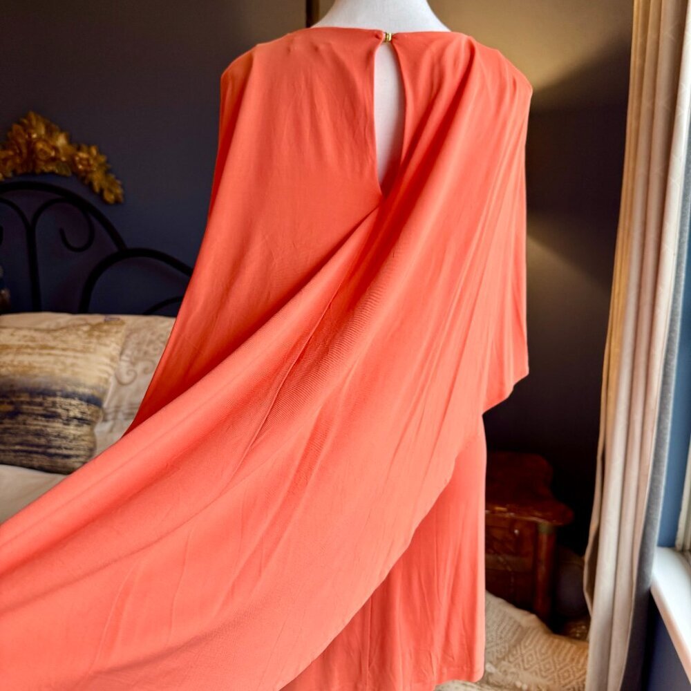 Trina Turk Coral Flowy Mini Dress